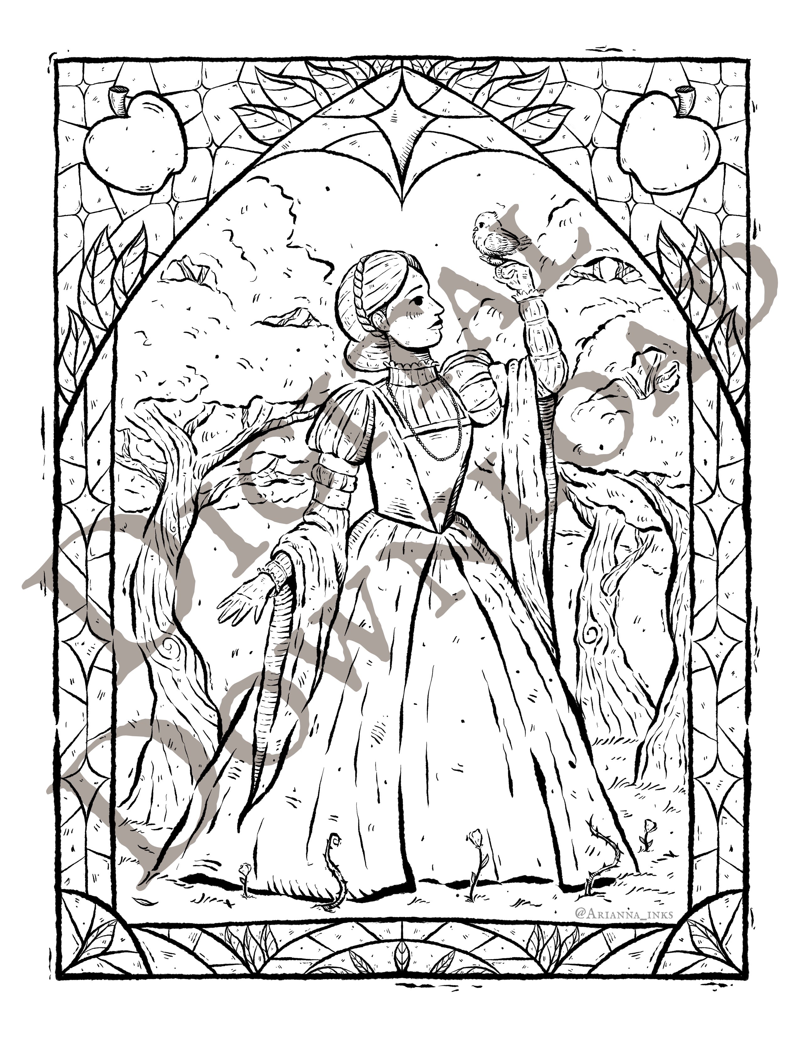 Fairy Tales Coloring Page Collection [DIGITAL DOWNLOAD]
